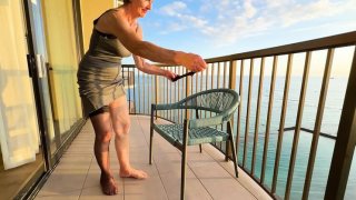 MILF panas di stoking suspender bercinta di waikiki hotel shower - lambat mo 4k