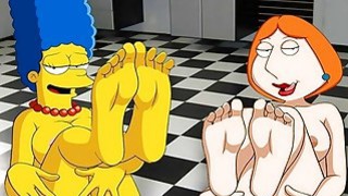 Hentai parodi Griffins dan Simpsons