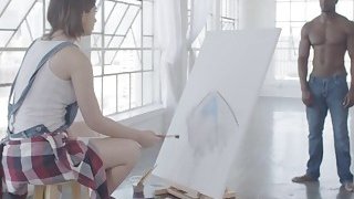 Artis Muda Cantik Joseline Kelly Mendapat Seduced Dan Kacau Oleh Berotot Hitam Guy