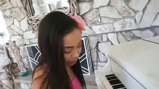 Remaja ebony gf kacau di piano